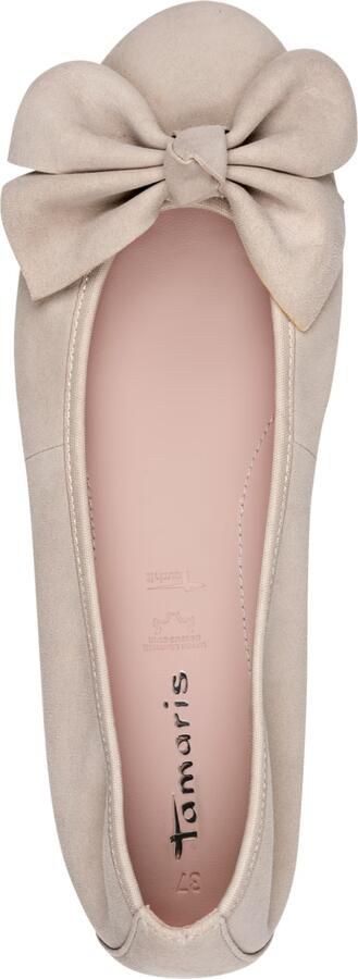 Tamaris leren ballerina 1-22141-44 001 dames schoenen zwart - Foto 4