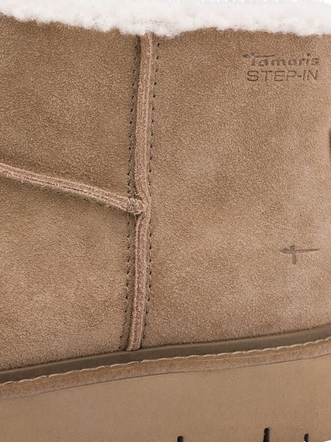 Tamaris Comfort leren enkellaarsjes voor 8-86410-47-310 brede pasvorm met warme voering - Foto 3