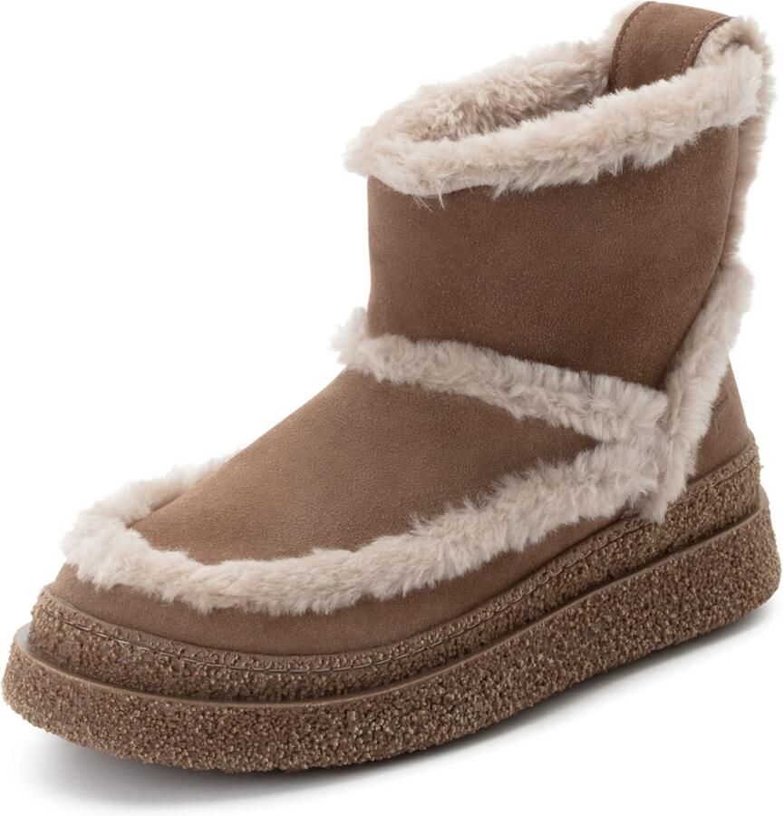 TAMARIS Enkellaarsje beige