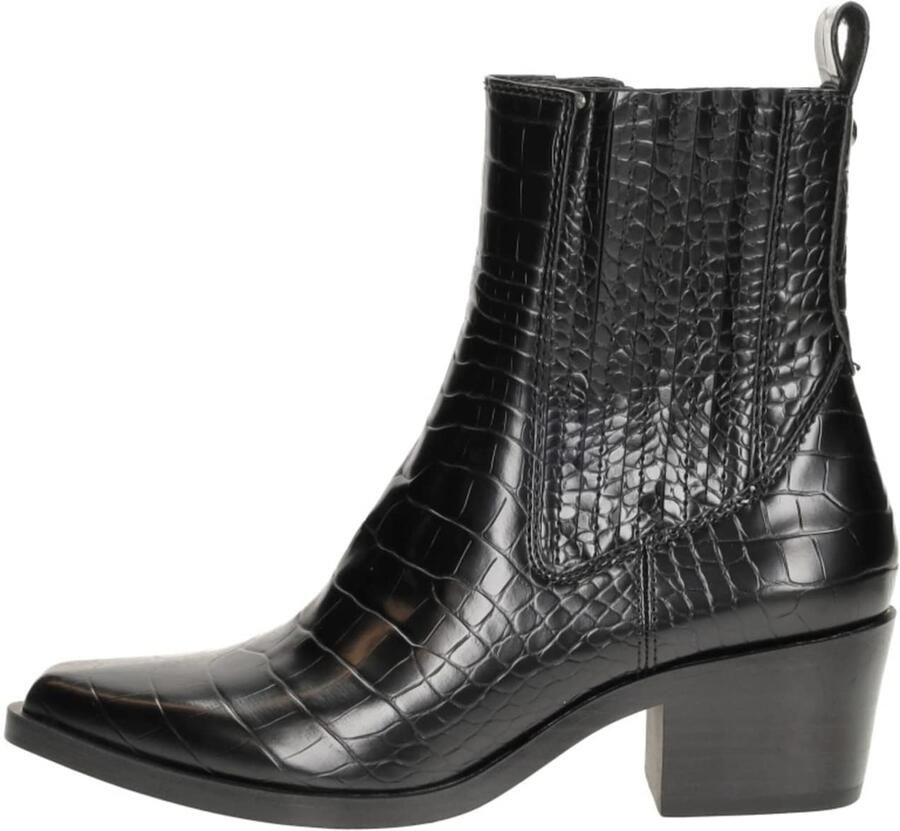 Tamaris Vegan dierenprint enkellaars Black Dames - Foto 7