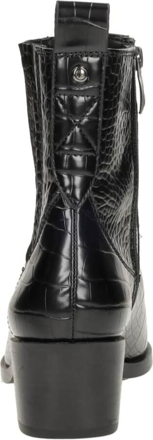Tamaris Vegan dierenprint enkellaars Black Dames - Foto 11