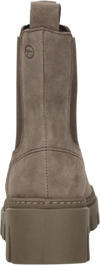 Tamaris Chelsea-boots plateau enkellaars instapschoen met t-logo - Foto 4