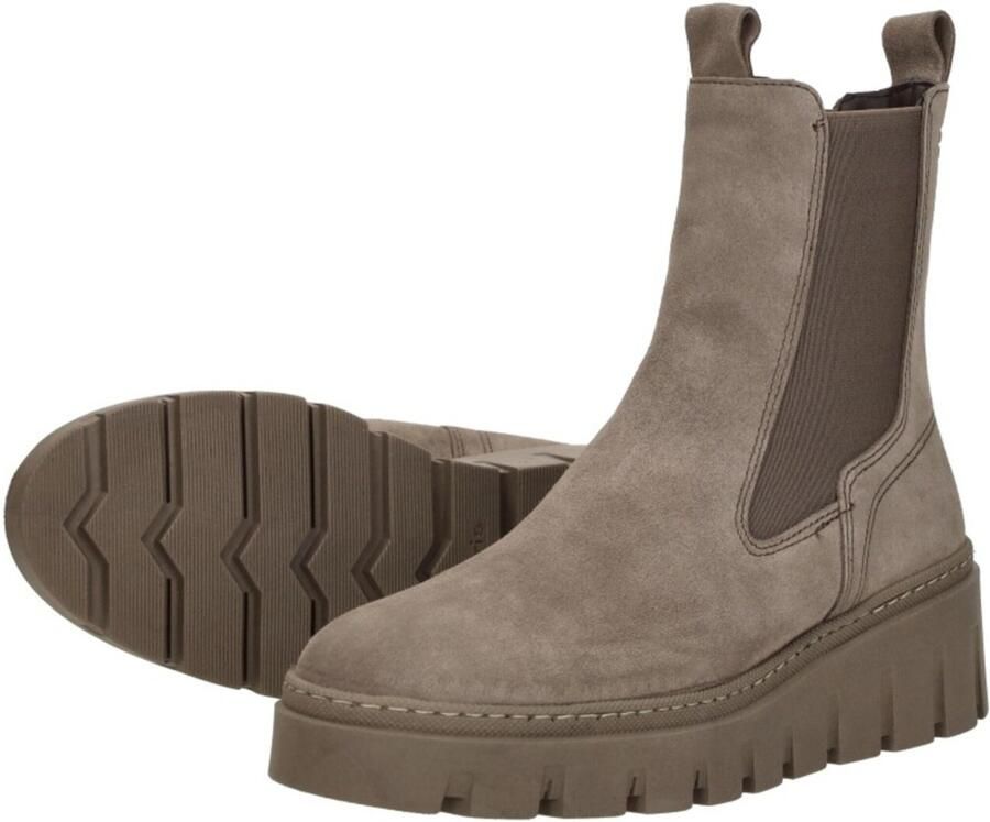 Tamaris Chelsea-boots plateau enkellaars instapschoen met t-logo - Foto 7