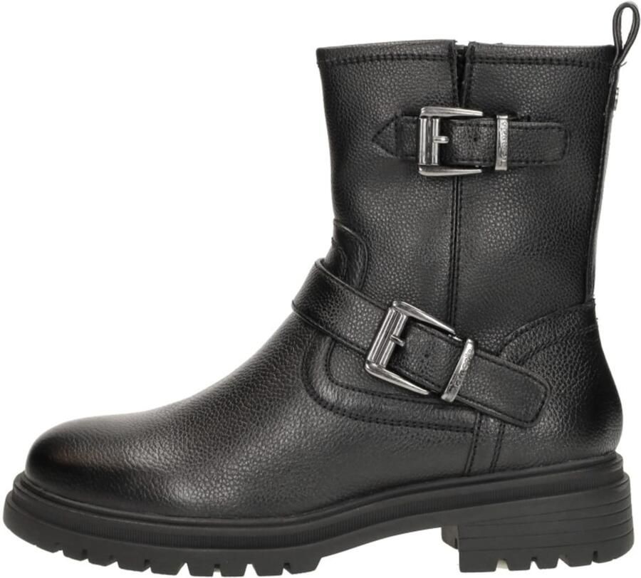 Tamaris Zwarte Bikerboot met Touchit-voetbed Black Dames - Foto 4