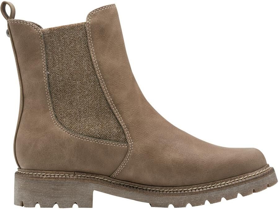 Tamaris Chelsea-boots business schoen instapschoen enkellaarsjes met stretchinzetten
