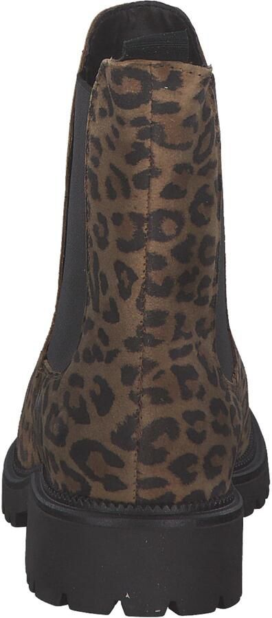 Tamaris dames chelsea boot leren laarzen enkellaars dames luipaard M2542741 - Foto 3