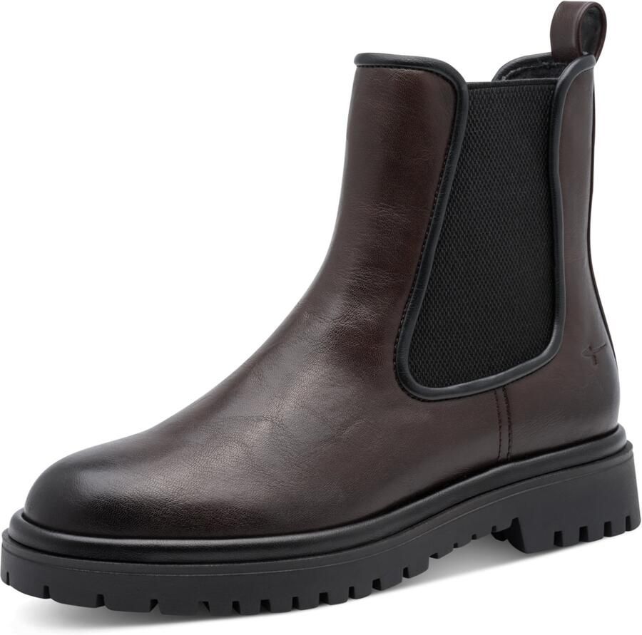 Tamaris Chelsea boots donkerbruin