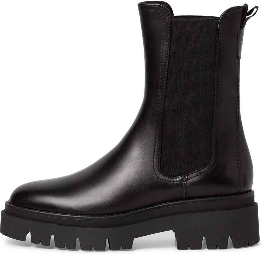 Tamaris Chelsea-boots blokhak instaplaarzen korte laarzen stretchinzetten aan beide zijden - Foto 7