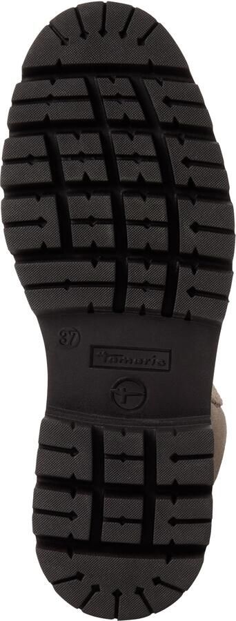 Tamaris dames leren Chelsea-laars 1-25992-41-378 dames enkellaars taupe - Foto 4