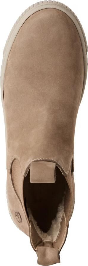 Tamaris dames Chelsea-laars 1-25403-43 341 leren enkellaarsjes M2540343 taupe - Foto 8