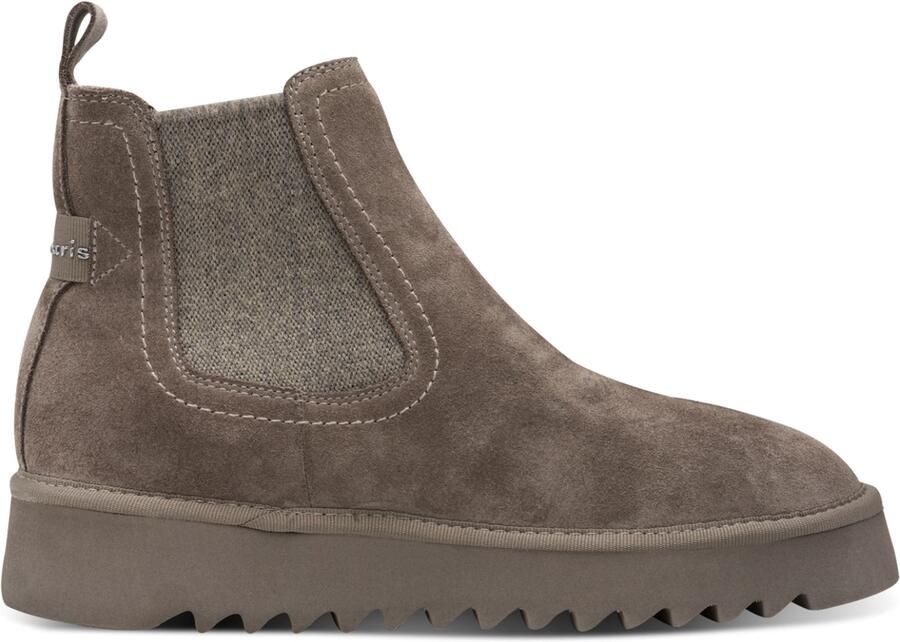 Tamaris Chelsea boots donkerbruin bruin gemêleerd - Foto 4