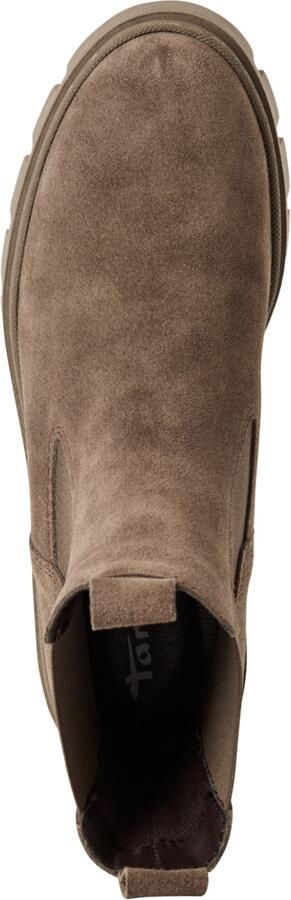 Tamaris Chelsea-boots plateau enkellaars instapschoen met t-logo - Foto 5