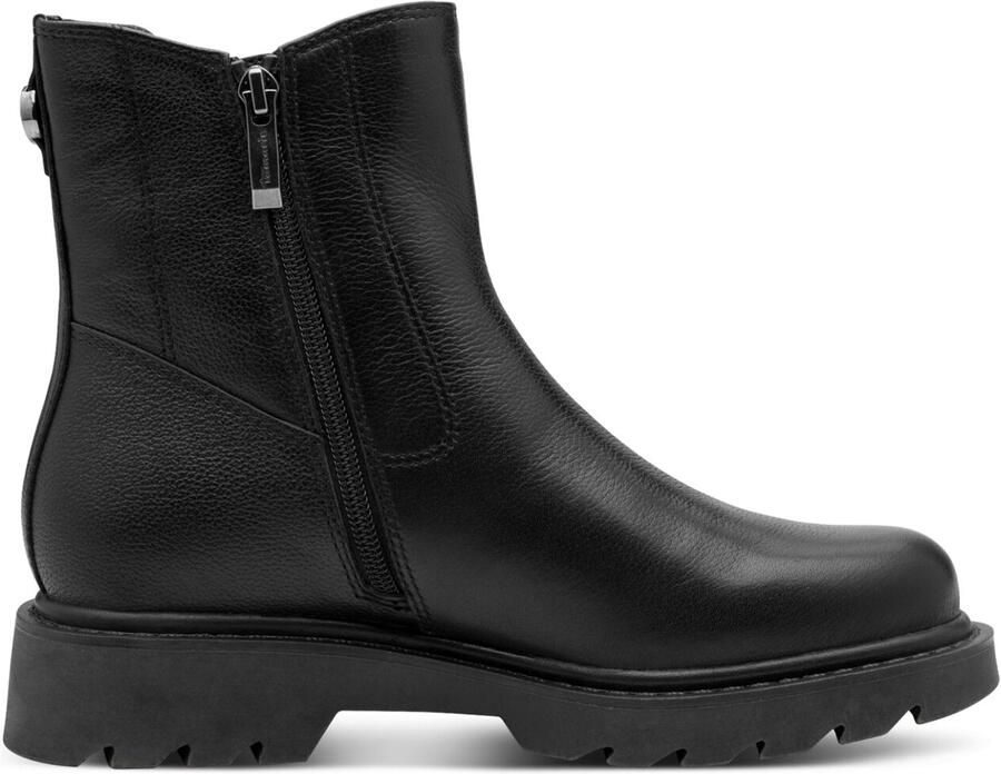 Tamaris Chelsea-boots blokhak enkellaarsjes met stretchinzet aan de buitenkant - Foto 4