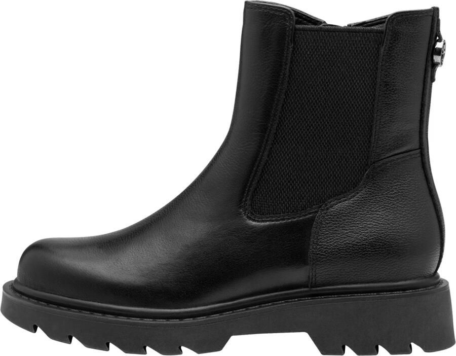 Tamaris Chelsea-boots blokhak enkellaarsjes met stretchinzet aan de buitenkant - Foto 4