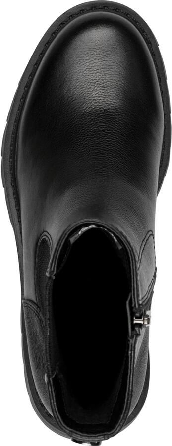 Tamaris Chelsea-boots blokhak enkellaarsjes met stretchinzet aan de buitenkant - Foto 5