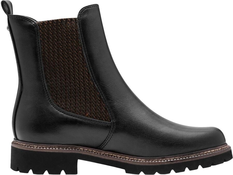 Tamaris Chelsea-boots business schoen instapschoen enkellaarsjes met stretchinzetten