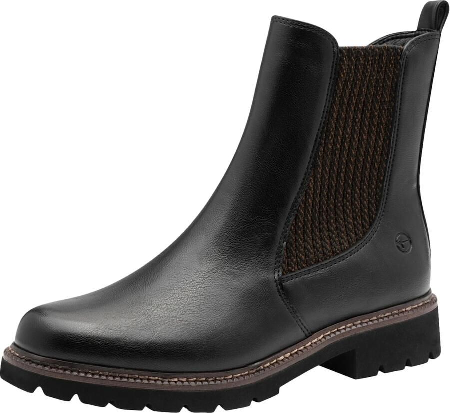 Tamaris Chelsea-boots business schoen instapschoen enkellaarsjes met stretchinzetten - Foto 3