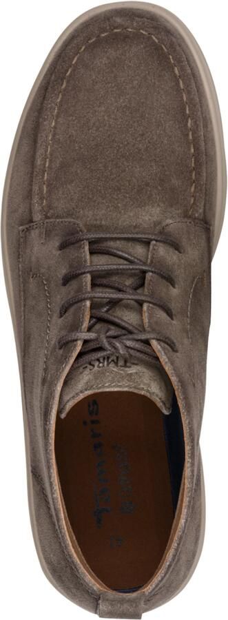 Tamaris heren leren sneaker High 1-15210-47-341 veterschoen bruin - Foto 3