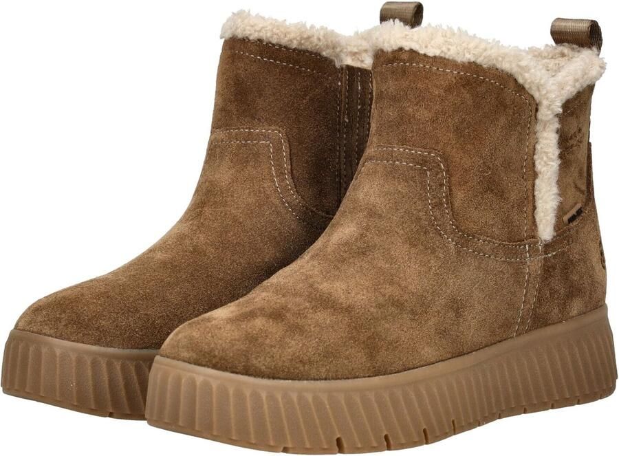 Tamaris Comfort leren enkellaarsjes voor dames 8-86422-45-365 brede pasvorm met warme voering - Foto 12