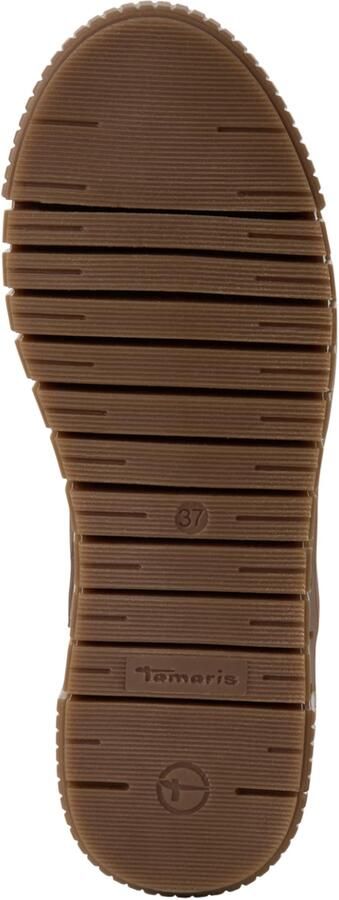 Tamaris dames Chelsea-laars 1-25403-43-3Z9 leren enkellaarsjes Beige luipaardprint - Foto 5