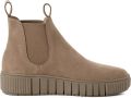 Tamaris dames Chelsea-laars 1-25403-43 341 leren enkellaarsjes M2540343 taupe - Beige