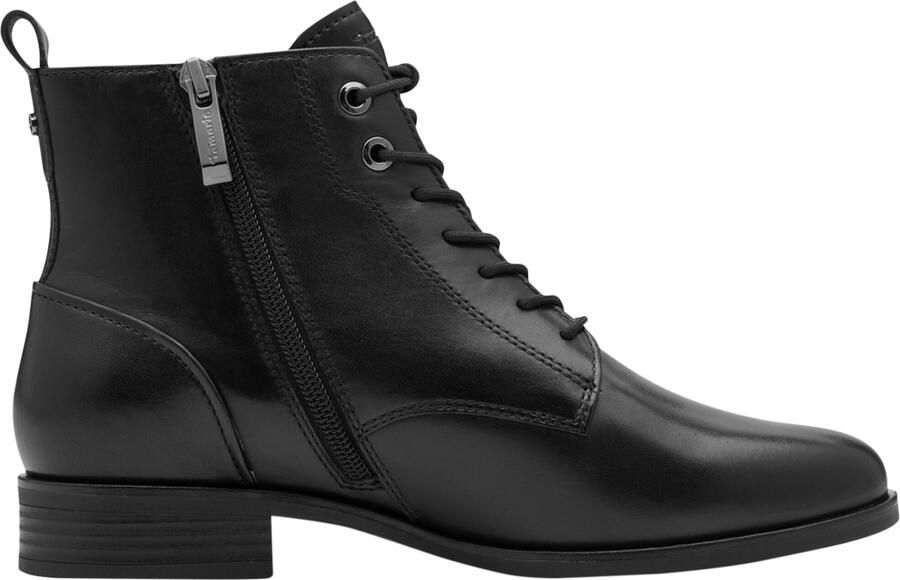 Tamaris Veterlaarsjes blokhak veterboots zakelijke schoen met touch it-uitvoering - Foto 2