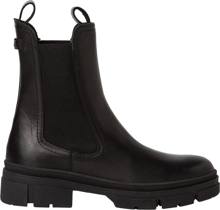 Tamaris Chelsea-boots blokhak instap laarzen enkellaars met twee aantrekloopjes