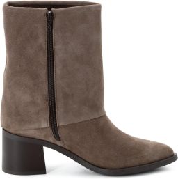 Tamaris Enkellaarzen met hak taupe