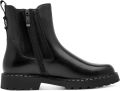 Tamaris chelsea boots van runder nappa met ritssluiting - Zwart