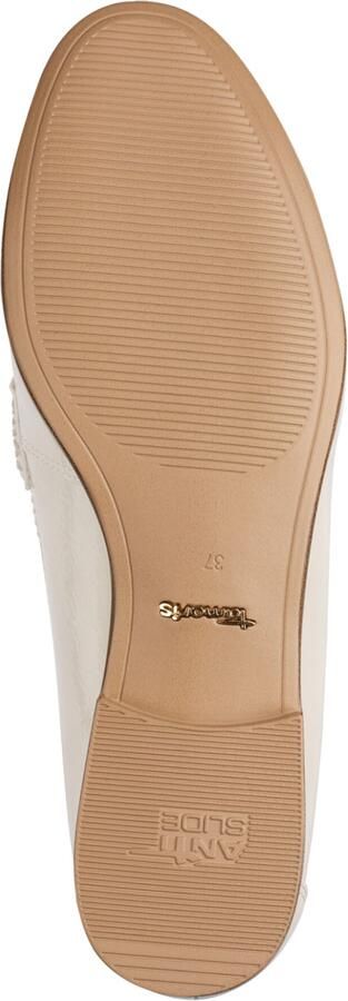Tamaris dames loafers met lak ivoor Beige - Foto 4
