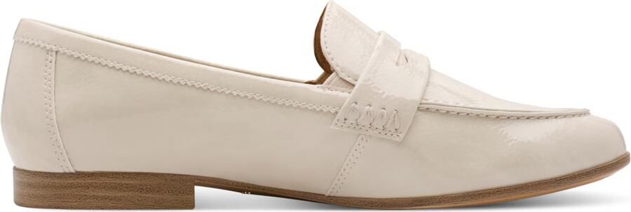 Tamaris dames loafers met lak ivoor Beige - Foto 7