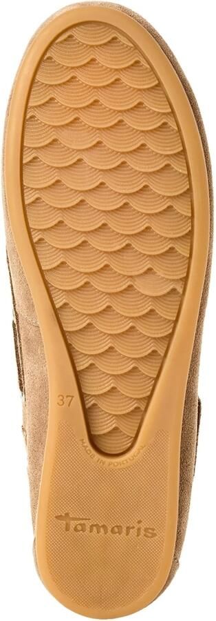 Tamaris dames leren mocassin 1-23602-44-341 instapschoen voor dames Beige - Foto 5