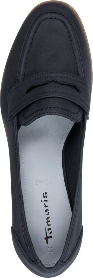 Tamaris Touchit damesslipper met blokhak 1-24239-42-8A5 Blauw - Foto 2