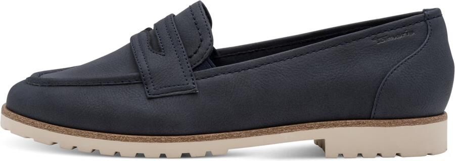 Tamaris Touchit damesslipper met blokhak 1-24239-42-8A5 Blauw - Foto 3