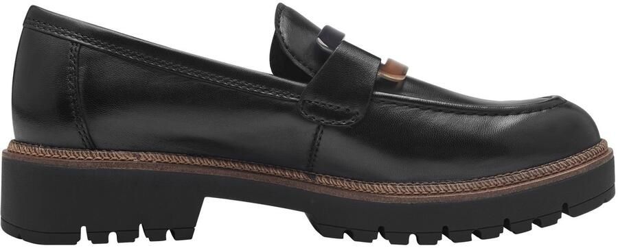 Tamaris Loafers blokhak slipper zakelijke schoen met touch-it-uitrusting