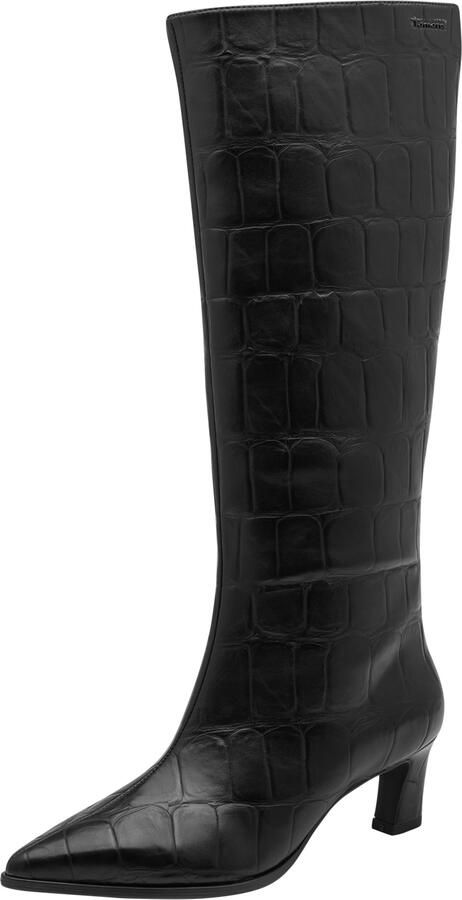 Tamaris Core Dames Laarzen BLACK CROCO - Foto 4