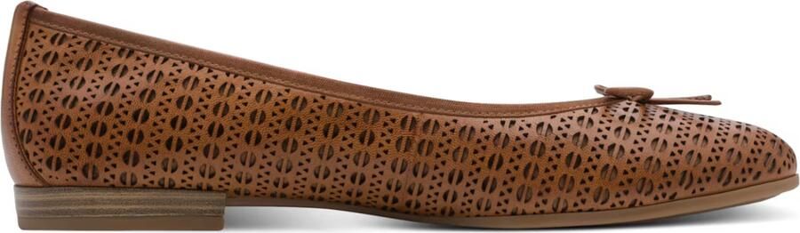 Tamaris leren ballerina 1-22116-41- 4A6 damesschoenen M2211641 bruin - Foto 5