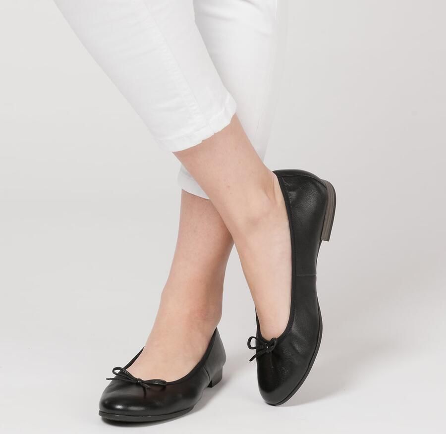 Tamaris Ballerina's Flats slipper businessschoen met decoratieve strik - Foto 7