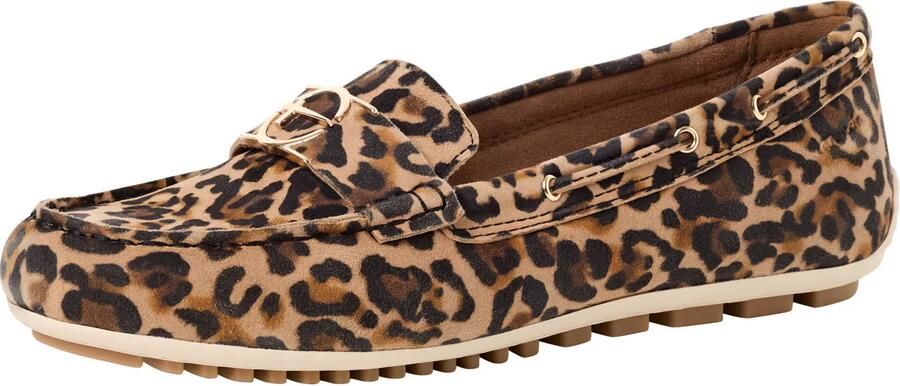 Tamaris Mocassins beige bruin chocoladebruin zwart - Foto 7