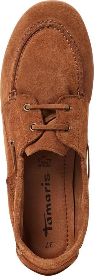 Tamaris dames leren mocassin 1-23602-44-305 instapschoen voor dames Bruin - Foto 5