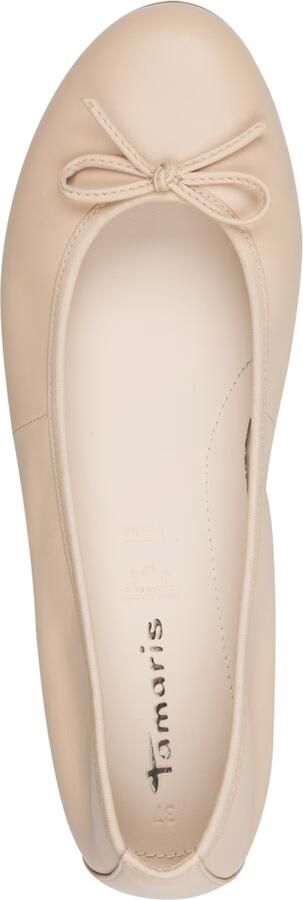 Tamaris leren ballerina 1-22116-41- 251 damesschoenen M2211641 Beige - Foto 4