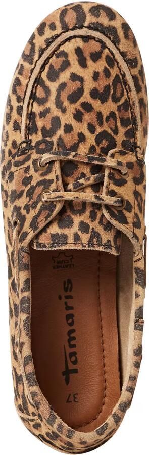 Tamaris Bootschoenen van leer model 'SAILING SHOE' - Foto 10