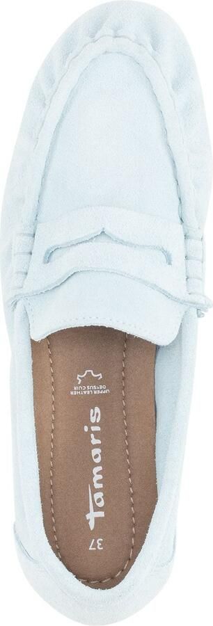 Tamaris damesleren mocassin 1-24205-46-880 damesschoenen instappers licht blauw - Foto 3