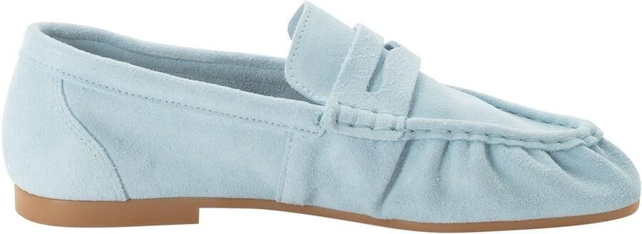 Tamaris damesleren mocassin 1-24205-46-880 damesschoenen instappers licht blauw