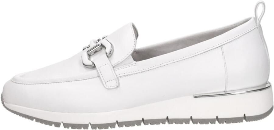 Tamaris Witte Mocassins met Kettingdetail
