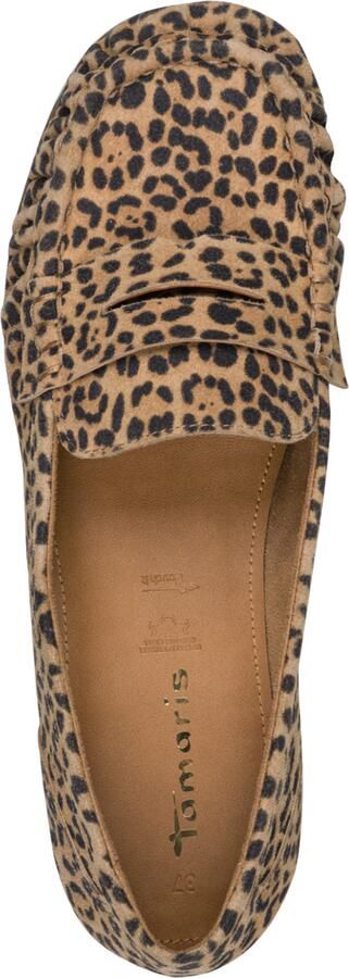 Tamaris Leopard Instappers beige Suède - Foto 7