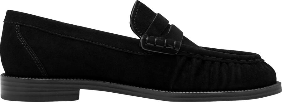 Tamaris leren damesslippers 1-24251-47-001 damesschoenen zwart