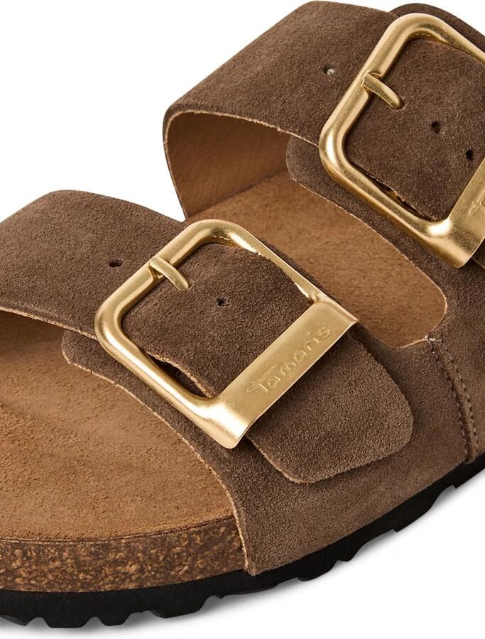 Tamaris leren muiltje 1-27543-42-355 damesschoenen M2753342 bruin - Foto 3