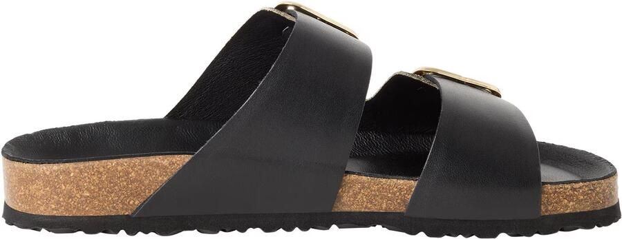 Tamaris leren muiltje 1-27543-42 090 damesschoenen M2753342 Zwart Luipaard - Foto 6