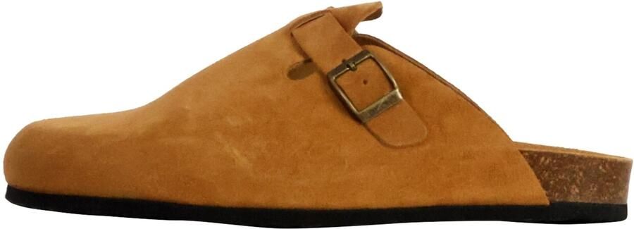 Tamaris Muiltjes 'Flache Pantoletten aus Leder' beige - Foto 5